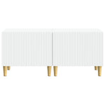 TV Cabinet White Engineered Wood