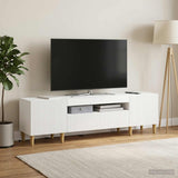 LED TV Cabinet ARNHEM 153 x 35 x 43 cm White Engineered Wood