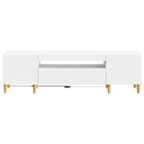 LED TV Cabinet White Engineered Wood
