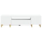LED TV Cabinet ARNHEM 153 x 35 x 43 cm White Engineered Wood
