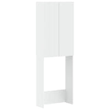 Toilet Cabinet ARNHEM White 66 x 25.5 x 190 cm Engineered Wood