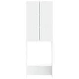 Toilet Cabinet ARNHEM White 66 x 25.5 x 190 cm Engineered Wood - Side View