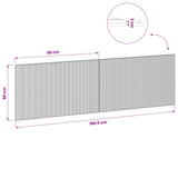 Wall-Mounted Headboard ARNHEM Sonoma Oak Engineered Wood - Extra Image
