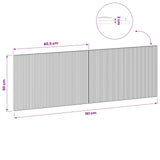 Wall-Mounted Headboard ARNHEM Sonoma Oak Engineered Wood - Extra Image