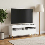 LED TV Cabinet ARNHEM 100 x 35 x 43 cm White Engineered Wood