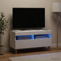 LED TV Cabinet ARNHEM 81 x 35 x 43 cm White Engineered Wood