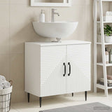 Bathroom Sink Cabinet HAARLEM White 59.5 x 31.5 x 59 cm