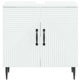 Bathroom Sink Cabinet HAARLEM White 59.5 x 31.5 x 59 cm