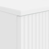 Bathroom Sink Cabinet HAARLEM White 82 x 41 x 58.5 cm - Close-Up Angle