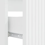 Bathroom Sink Cabinet HAARLEM White 82 x 41 x 58.5 cm - Low Angle