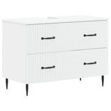 Bathroom Sink Cabinet HAARLEM White 82 x 41 x 58.5 cm