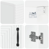 Bathroom Wall Cabinet HAARLEM White 30 x 31 x 59 cm