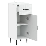 Bathroom Storage Cabinet HAARLEM White 30 x 31 x 80 cm - Front View