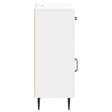 Bathroom Storage Cabinet HAARLEM White 30 x 31 x 80 cm - Top-Down View