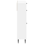 Shoe Cabinet HAARLEM 78 x 24 x 103 cm Engineered Wood White