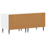 TV Cabinet White Engineered Wood - Rear View