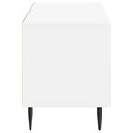 TV Cabinet White Engineered Wood