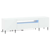 LED TV Cabinet White Engineered Wood