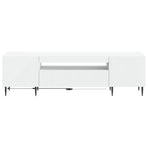 LED TV Cabinet HAARLEM 153 x 35 x 43 cm White Engineered Wood
