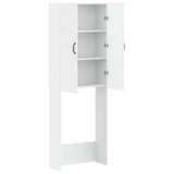 Toilet Cabinet HAARLEM White 66 x 25.5 x 190 cm Engineered Wood