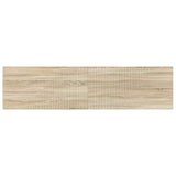 Wall-Mounted Headboard HAARLEM Sonoma Oak Engineered Wood - Front View