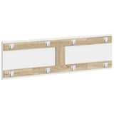 Wall-Mounted Headboard HAARLEM Sonoma Oak Engineered Wood