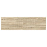 Wall-Mounted Headboard HAARLEM Sonoma Oak Engineered Wood