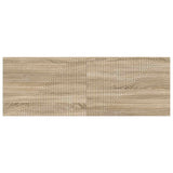 Wall-Mounted Headboard HAARLEM Sonoma Oak Engineered Wood - Front View