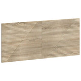 Wall-Mounted Headboard HAARLEM Sonoma Oak Engineered Wood
