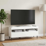 LED TV Cabinet HAARLEM 100 x 35 x 43 cm White Engineered Wood