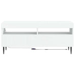 LED TV Cabinet HAARLEM 100 x 35 x 43 cm White Engineered Wood