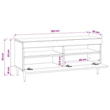 LED TV Cabinet White Engineered Wood