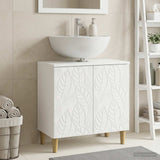 Bathroom Sink Cabinet DELFT White 59.5 x 31.5 x 59 cm