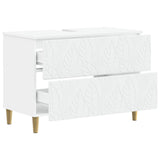 Bathroom Sink Cabinet DELFT White 82 x 41 x 59 cm