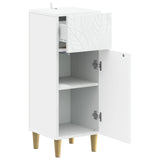Bathroom Storage Cabinet DELFT White 30 x 31 x 80 cm - Front View