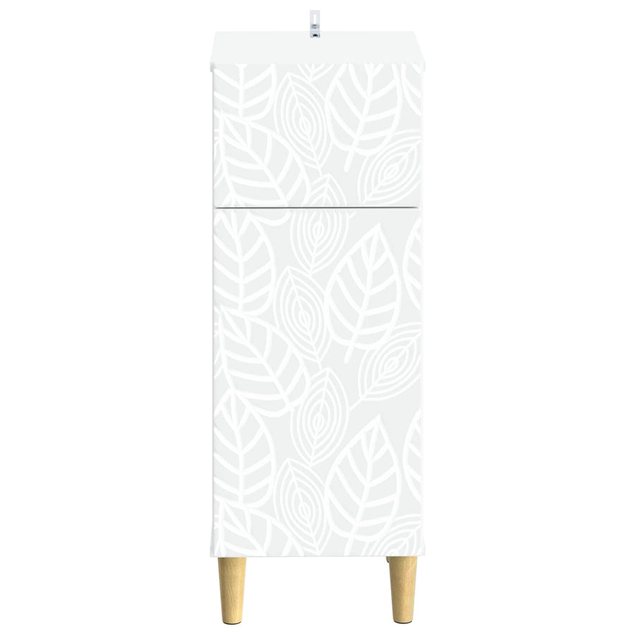Bathroom Storage Cabinet DELFT White 30 x 31 x 80 cm