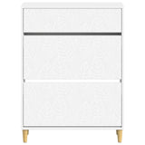 Shoe Cabinet DELFT 78 x 24 x 103 cm Engineered Wood White