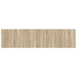 Wall-Mounted Headboard DELFT Sonoma Oak Engineered Wood