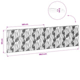Wall-Mounted Headboard DELFT Sonoma Oak Engineered Wood - Extra Image