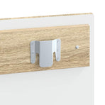 Wall-Mounted Headboard DELFT Sonoma Oak Engineered Wood