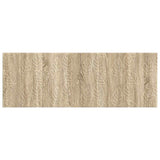 Wall-Mounted Headboard DELFT Sonoma Oak Engineered Wood - Front View