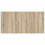 Wall-Mounted Headboard DELFT Sonoma Oak Engineered Wood - Front View