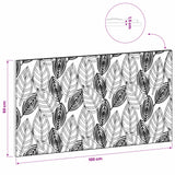 Wall-Mounted Headboard DELFT Sonoma Oak Engineered Wood