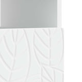 LED TV Cabinet White Engineered Wood - Close-Up Angle
