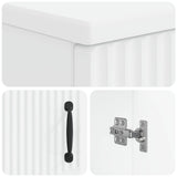Bathroom Sink Cabinet HOORN White 59.5 x 31.5 x 56 cm