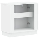 Bathroom Sink Cabinet HOORN White 59.5 x 31.5 x 56 cm - 45-Degree Angle