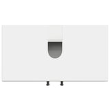 Bathroom Sink Cabinet HOORN White 59.5 x 31.5 x 56 cm - Rear View
