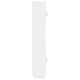 Bathroom Cabinet with Open Shelf HOORN White 30 x 31 x 187 cm