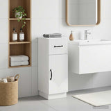 Bathroom Storage Cabinet HOORN White 30 x 31 x 77 cm