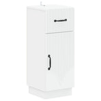 Bathroom Storage Cabinet HOORN White 30 x 31 x 77 cm